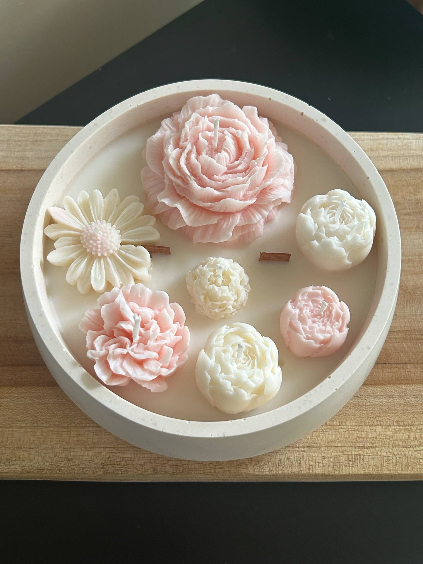 FLOWER BOWL - kaars