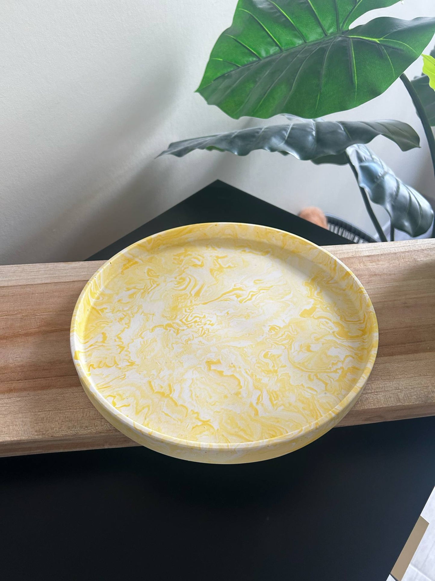 RONDE SCHAAL - Summery yellow
