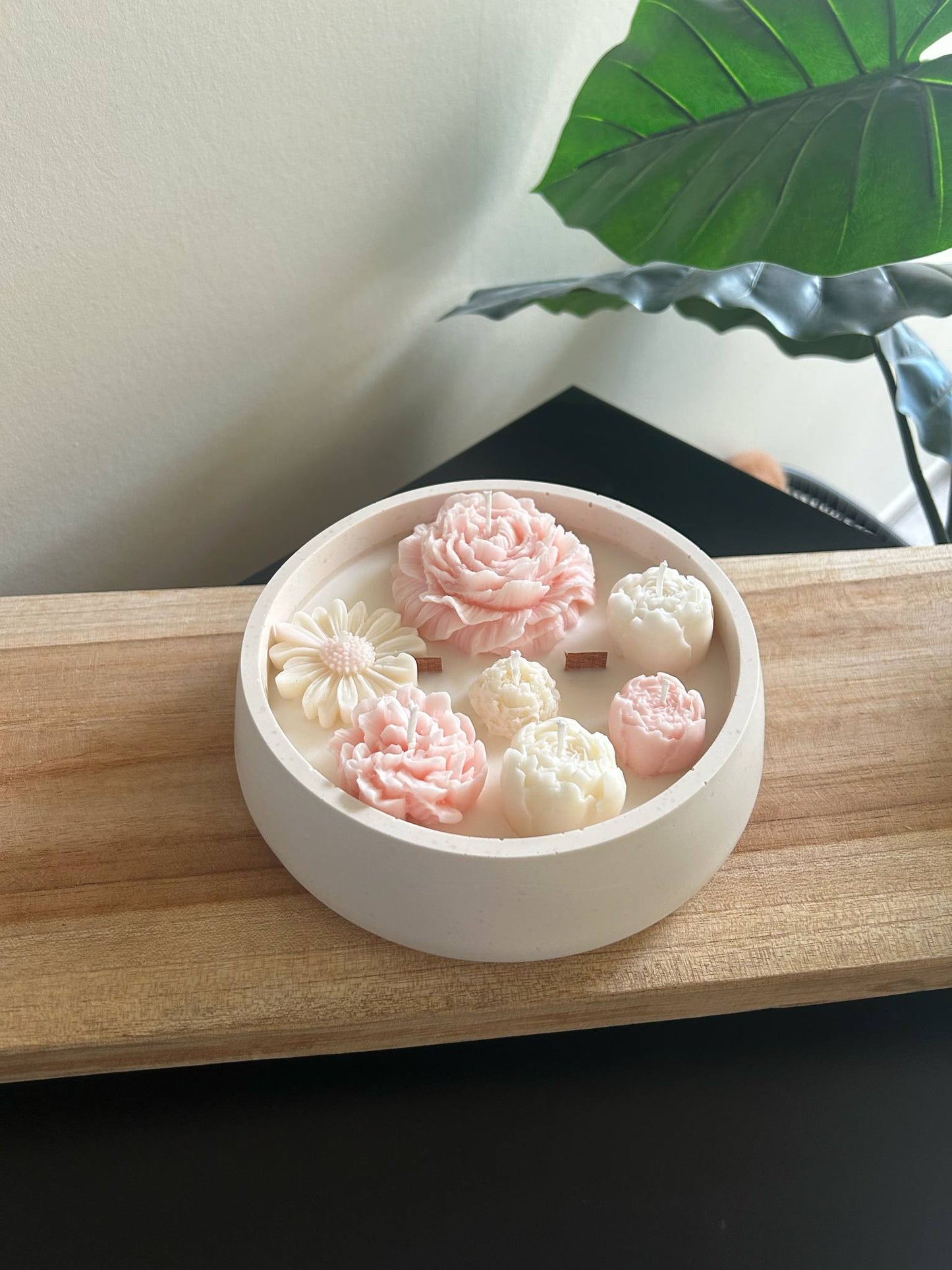 FLOWER BOWL - kaars