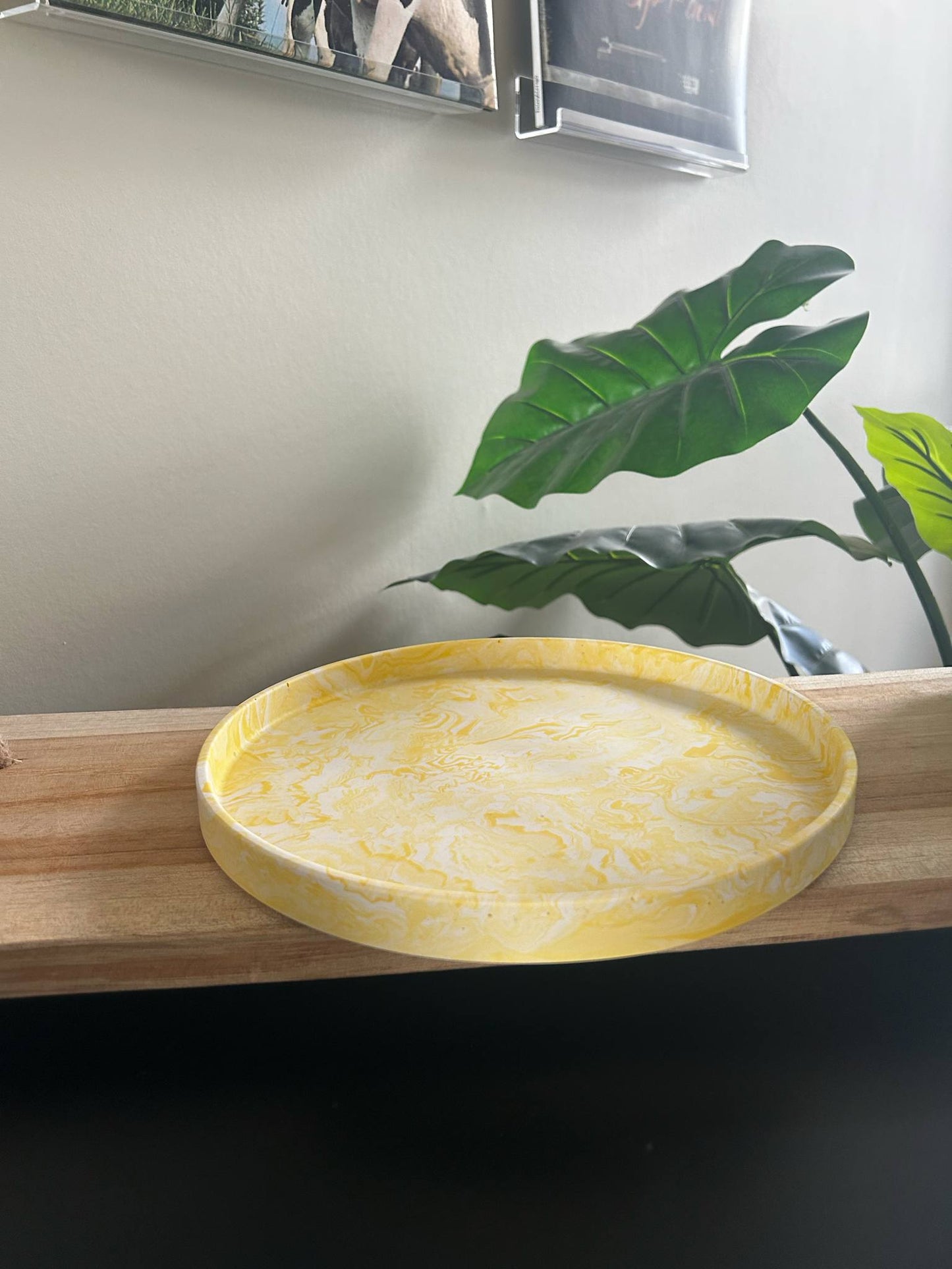 RONDE SCHAAL - Summery yellow
