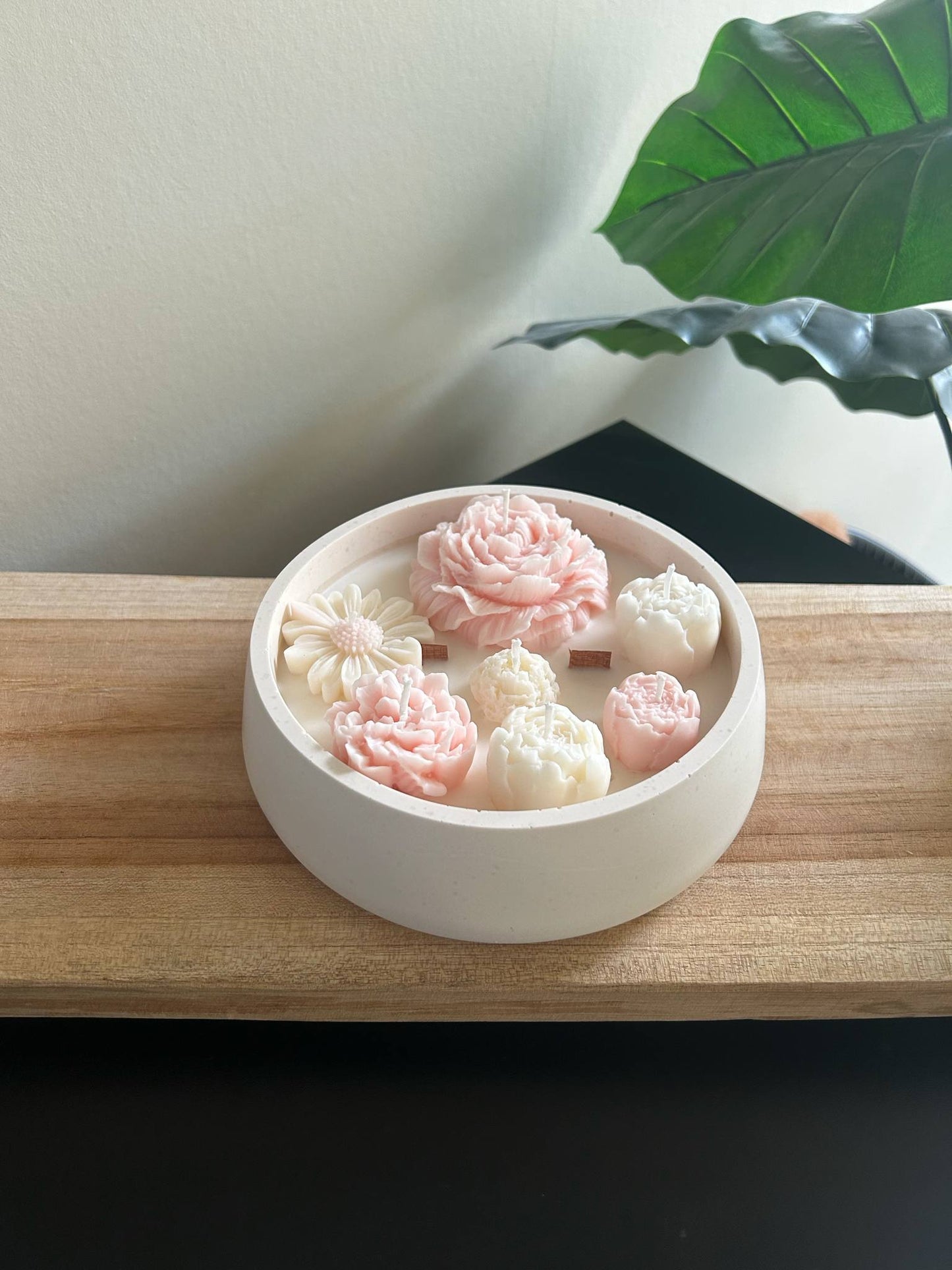FLOWER BOWL - kaars